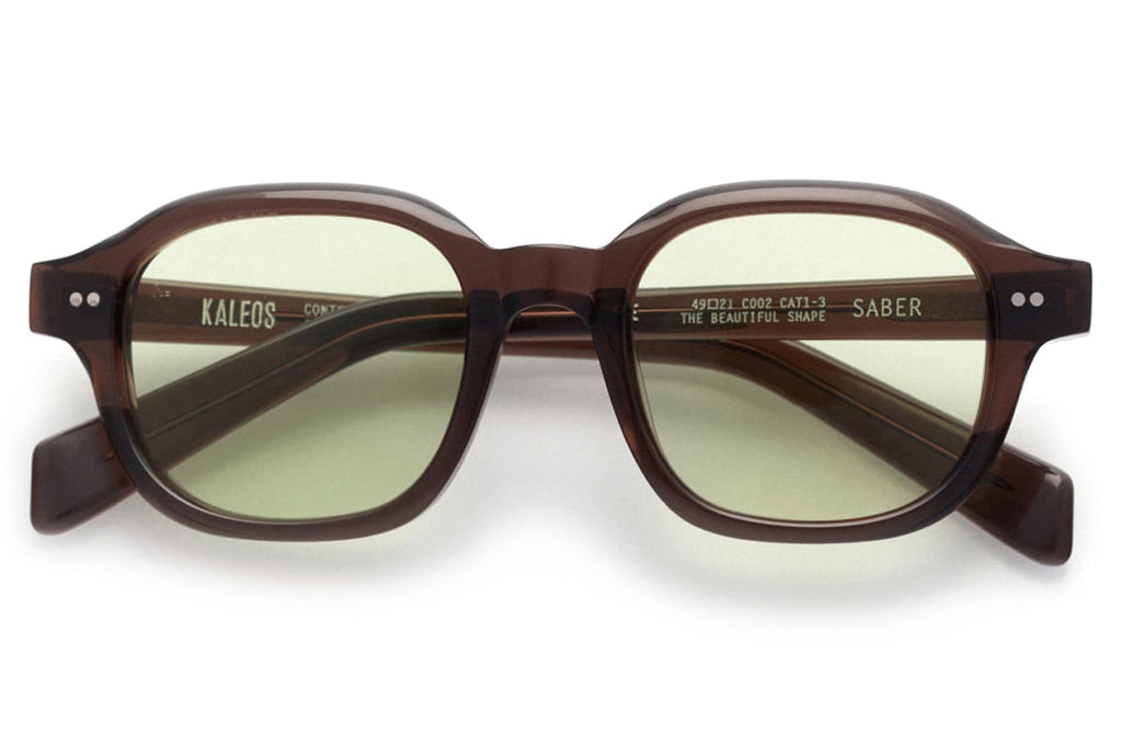 Kaleos Eyehunters - Saber Sunglasses Transparent Brown