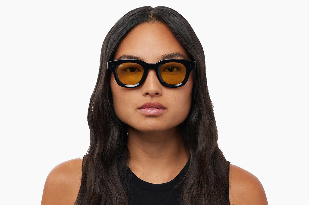 AKILA® Eyewear - Apollo Sunglasses Black w/ Yellow Lenses