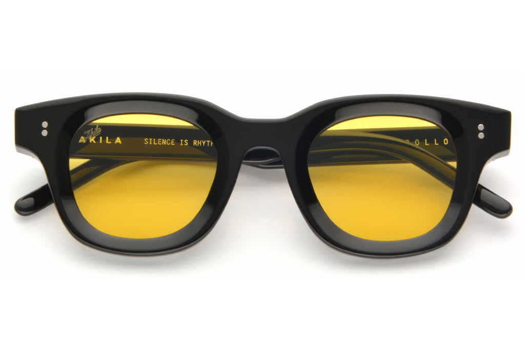 AKILA® Eyewear - Apollo Sunglasses Black w/ Yellow Lenses