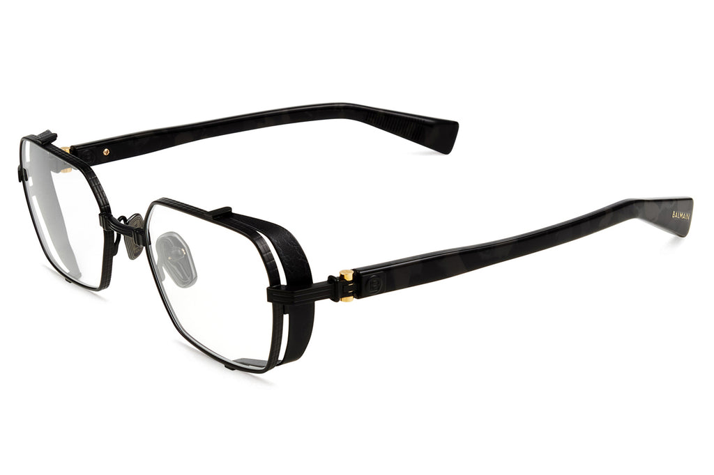 Balmain® Eyewear - Brigade III Eyeglasses Matte Black & Matte Grey Camo