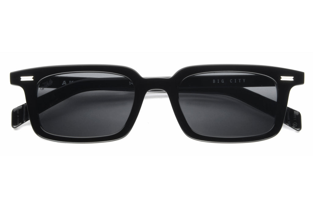 AKILA® Eyewear - Big City Sunglasses Black w/ Black Lenses