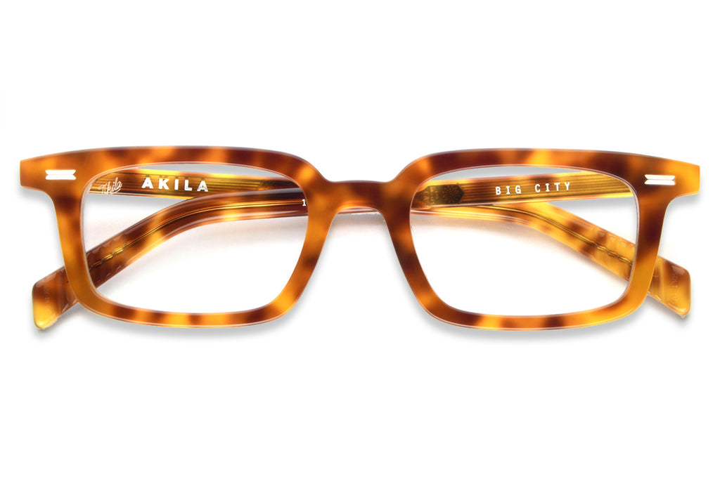 AKILA® Eyewear - Big City Eyeglasses Yellow Tortoise