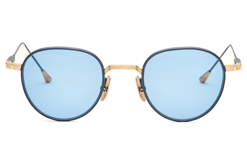 Lunetterie Générale - Café Racer Sunglasses 18k Gold & Blue (Col.V)