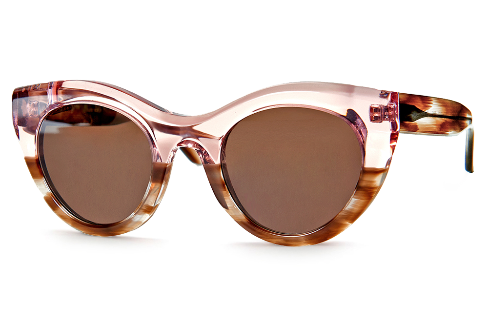 Thierry Lasry - Demony Sunglasses Translucent Pink & Brown Gradient (068)