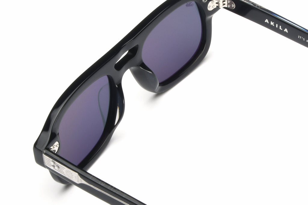 AKILA® Eyewear - Dillinger Sunglasses Black w/ Black Lenses