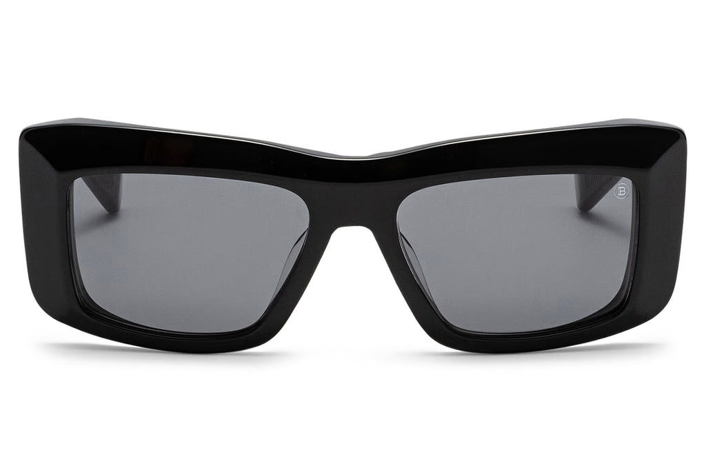 Balmain® Eyewear - Envie Sunglasses Black & Gold with Dark Grey Lenses