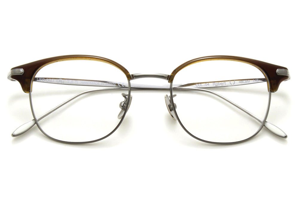 Yuichi Toyama - Robert (UFO-060) Eyeglasses Metal Gray/Brown