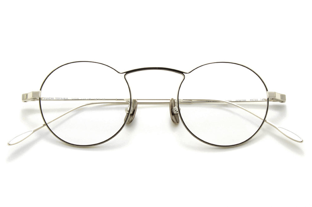 Yuichi Toyama - Johannes (U-074) Eyeglasses Silver/Black