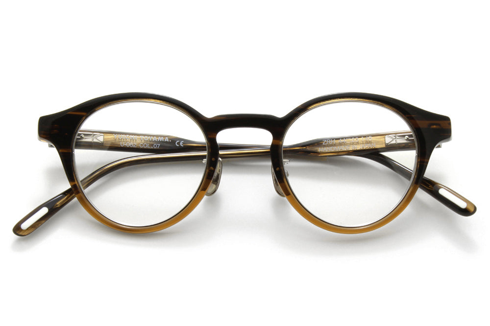 Yuichi Toyama - ZRH (U-082) Eyeglasses Brown Half