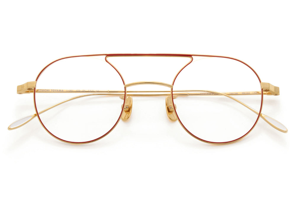 Yuichi Toyama - Hannes (U-067) Eyeglasses Gold/Red