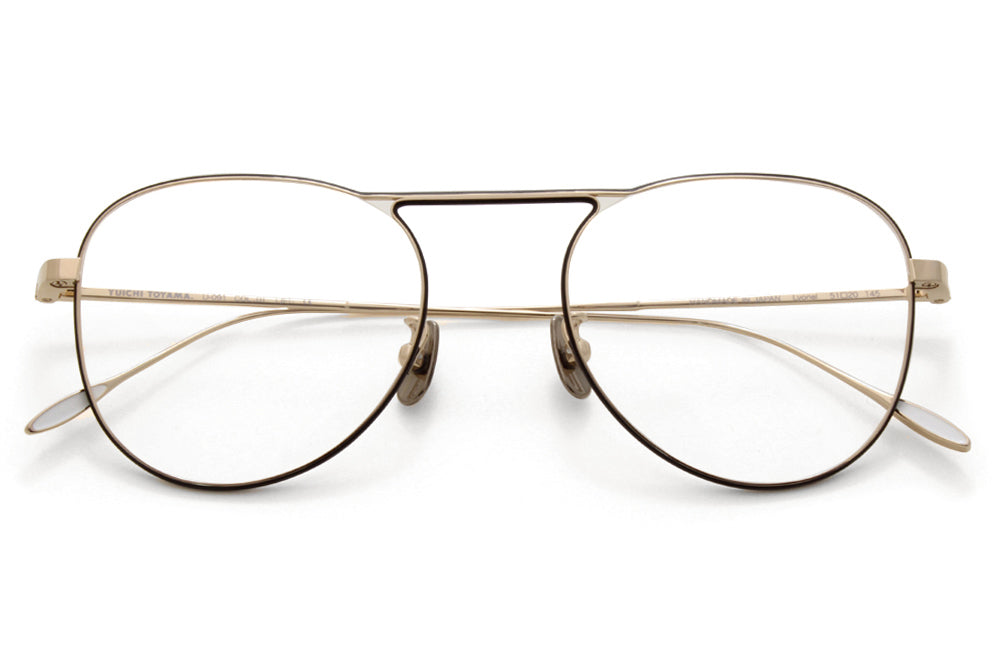 Yuichi Toyama - Lyonel (U-091) Eyeglasses Gold/Black