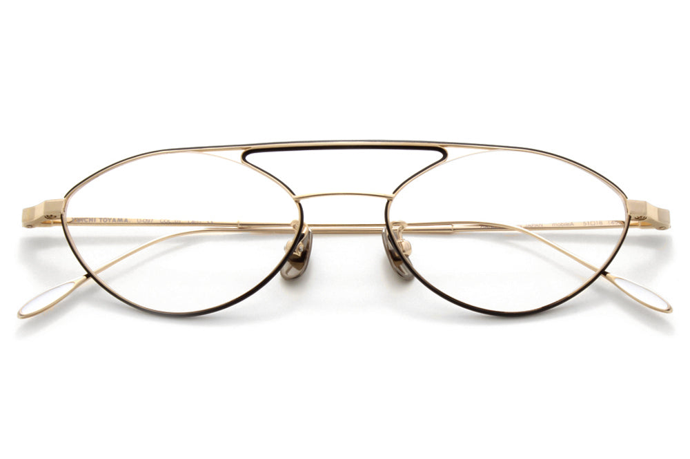 Yuichi Toyama - MobileA (U-097) Eyeglasses Gold/Black