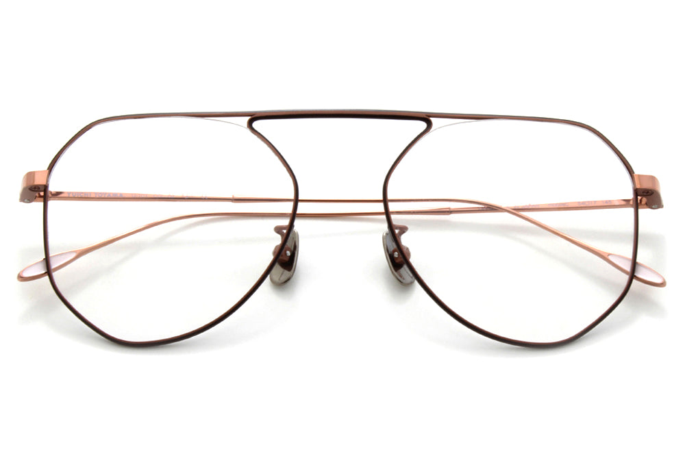Yuichi Toyama - MobileC (U-101) Eyeglasses Rose Gold/Brown