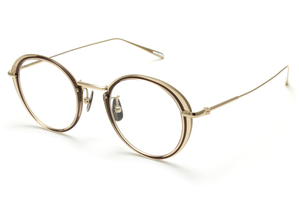 Yuichi Toyama - Ava (U-105) Eyeglasses Gold/Beige