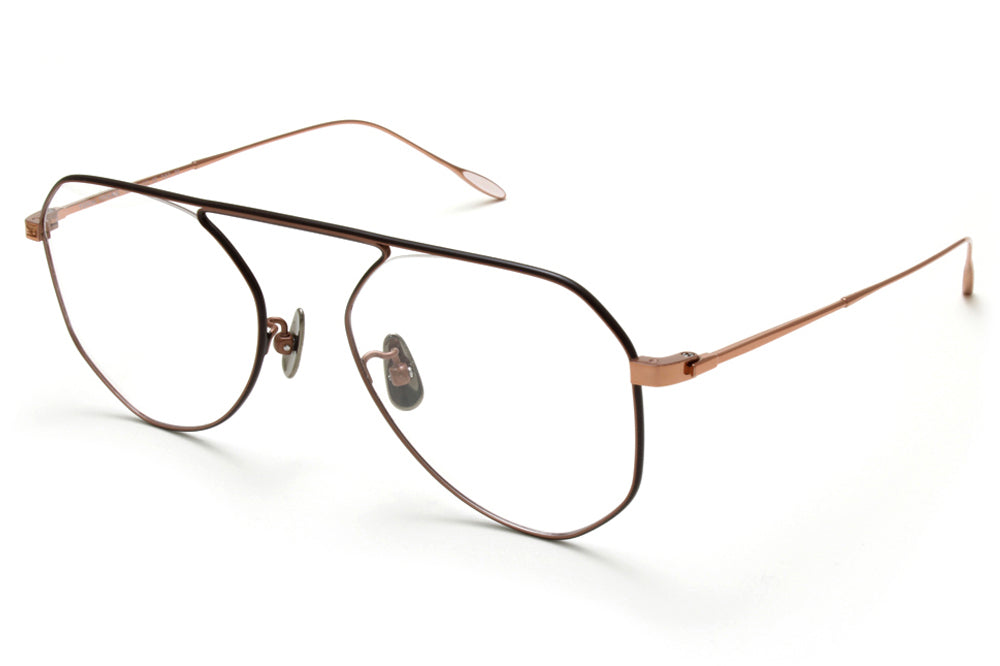 Yuichi Toyama - MobileC (U-101) Eyeglasses Rose Gold/Brown