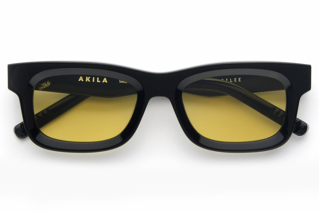 AKILA® Eyewear - Jubilee Sunglasses Black w/ Yellow Lenses