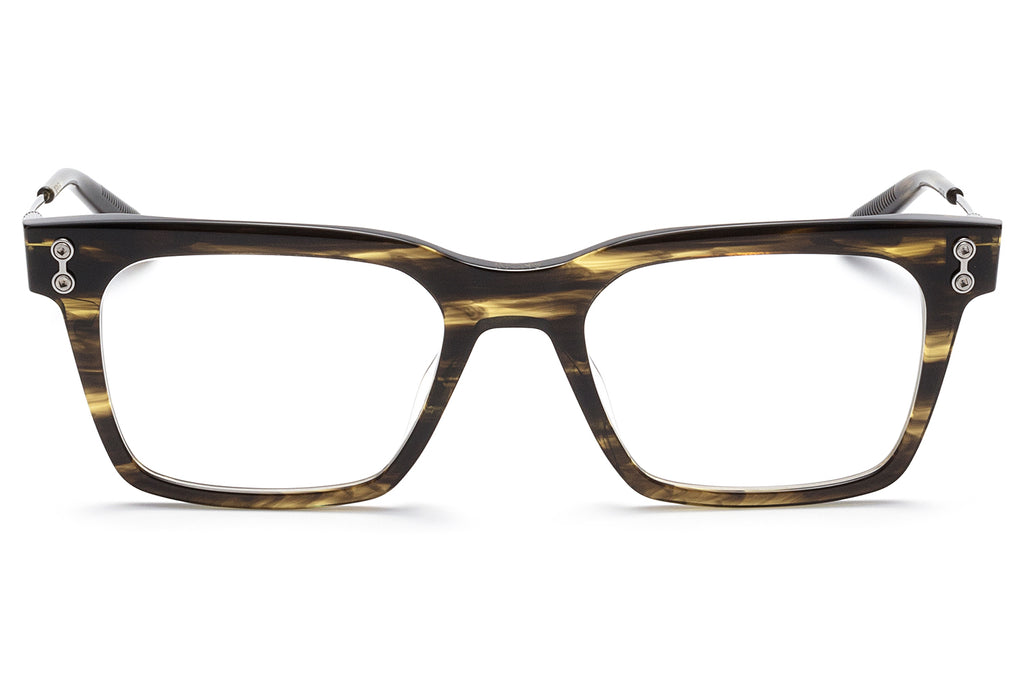 Akoni - Kepler Eyeglasses Dark Tortoise - Antiqued Silver