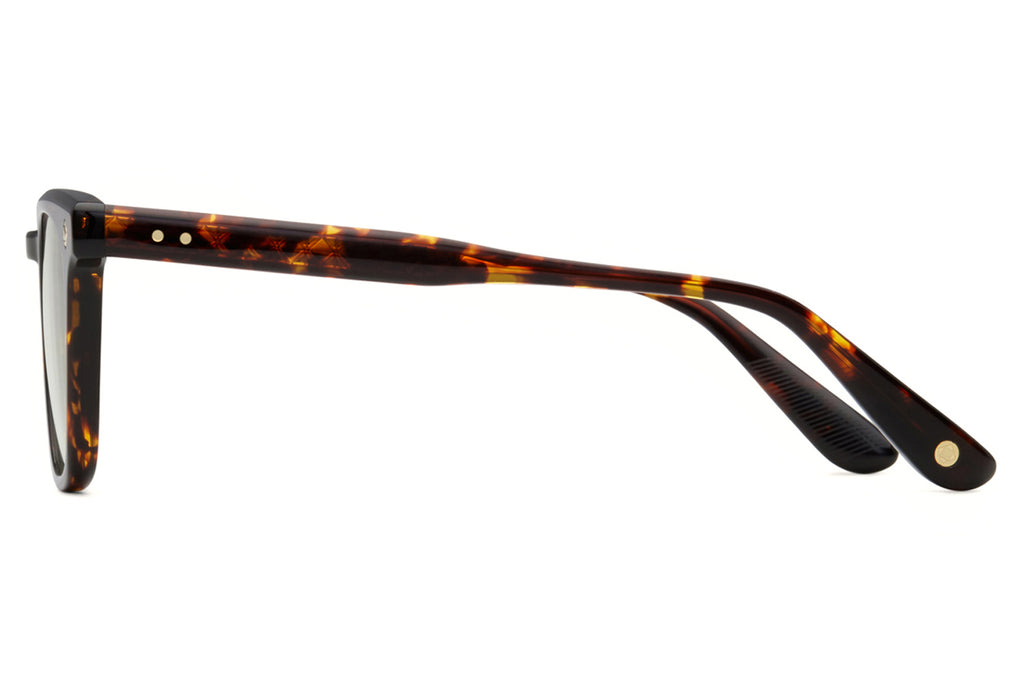 Lunetterie Générale - Amour Propre Sunglasses Dark Havana/14k Gold with Green G13 Lenses (Col.ll)