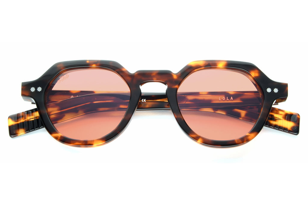 AKILA® Eyewear - Lola Sunglasses Brown Havana w/ Orange Lenses