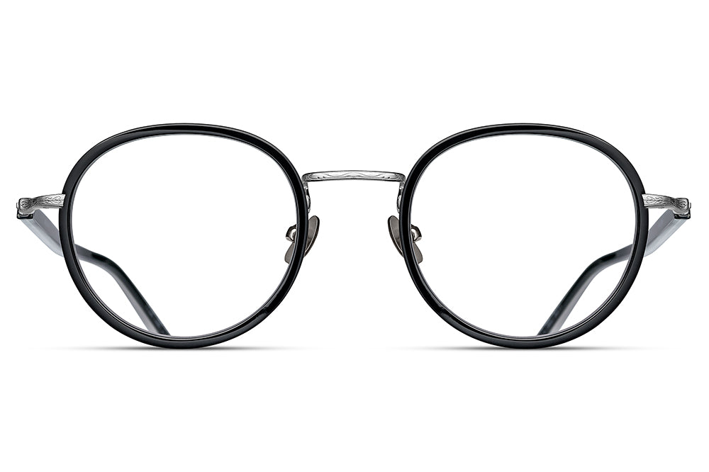 Matsuda Eyewear - M3076 Eyeglasses Black-Brushed Silver