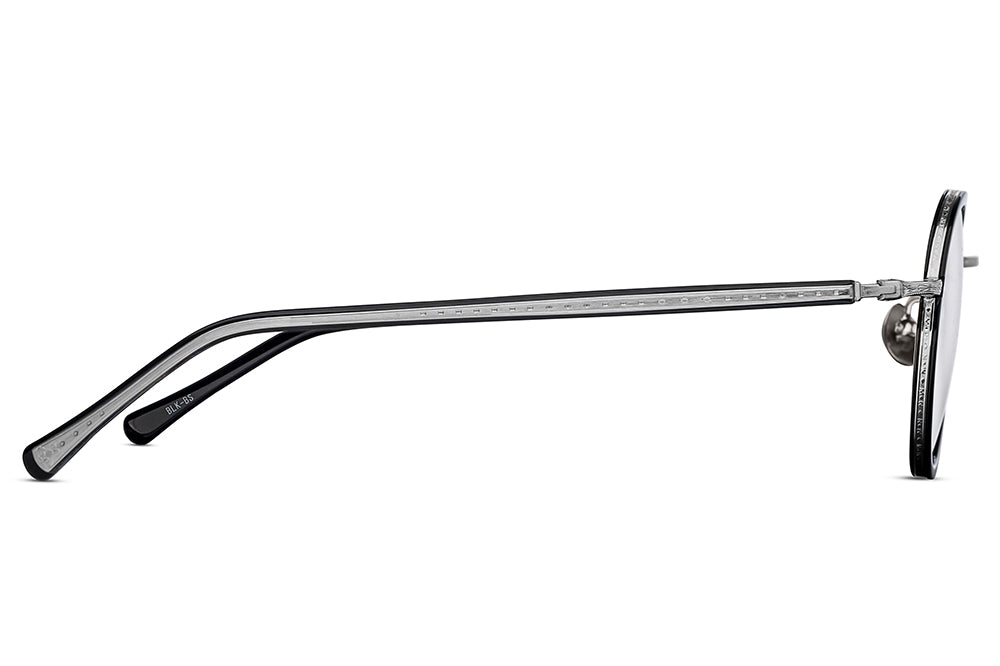 Matsuda Eyewear - M3076 Eyeglasses Black-Brushed Silver