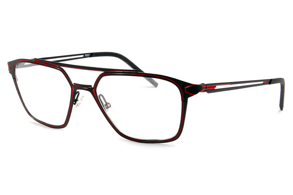 Parasite Eyewear - Proton 7 Eyeglasses Black-Red (C62)