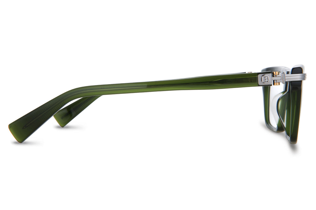 Balmain® Eyewear - Sentinelle-I Eyeglasses Dark Olive & Black Palladium