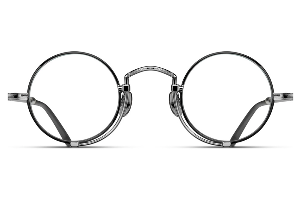 Matsuda - 10103H Eyeglasses Palladium White - Matte Black