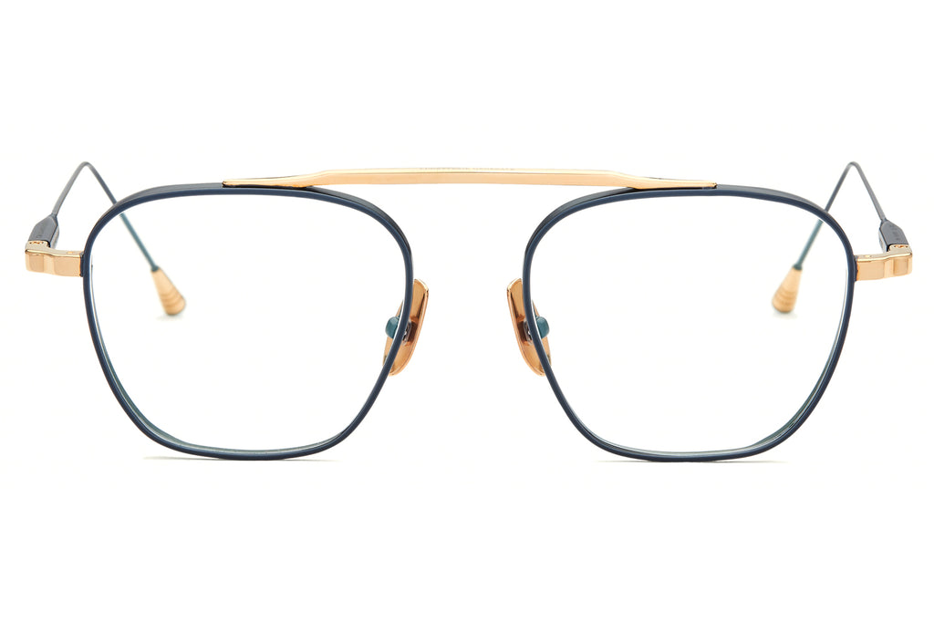 Lunetterie Générale - Spit Fire Eyeglasses 18k Gold & Blue (Col.V)