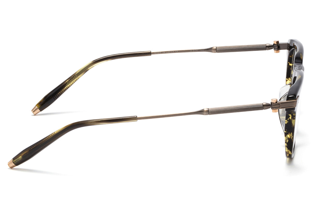 Akoni - Zenith Eyeglasses Dark Tortoise - Antiqued White Gold