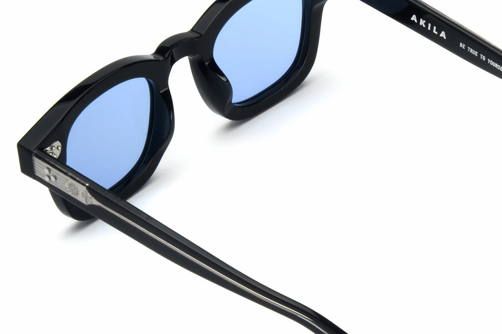 AKILA® Eyewear - Ascent Sunglasses Black w/ Sky Blue Lenses