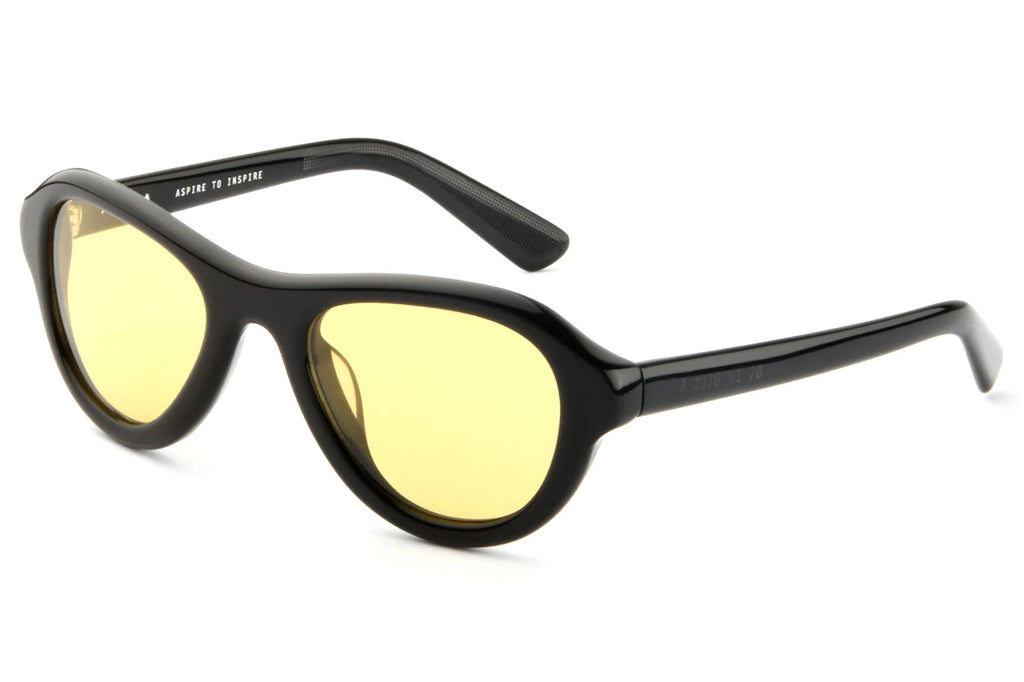 AKILA® Eyewear - Alias Sunglasses Black w/ Yellow Lenses