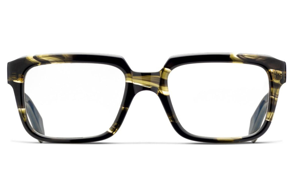 Cutler & Gross - 9289 Eyeglasses Striped Green Havana