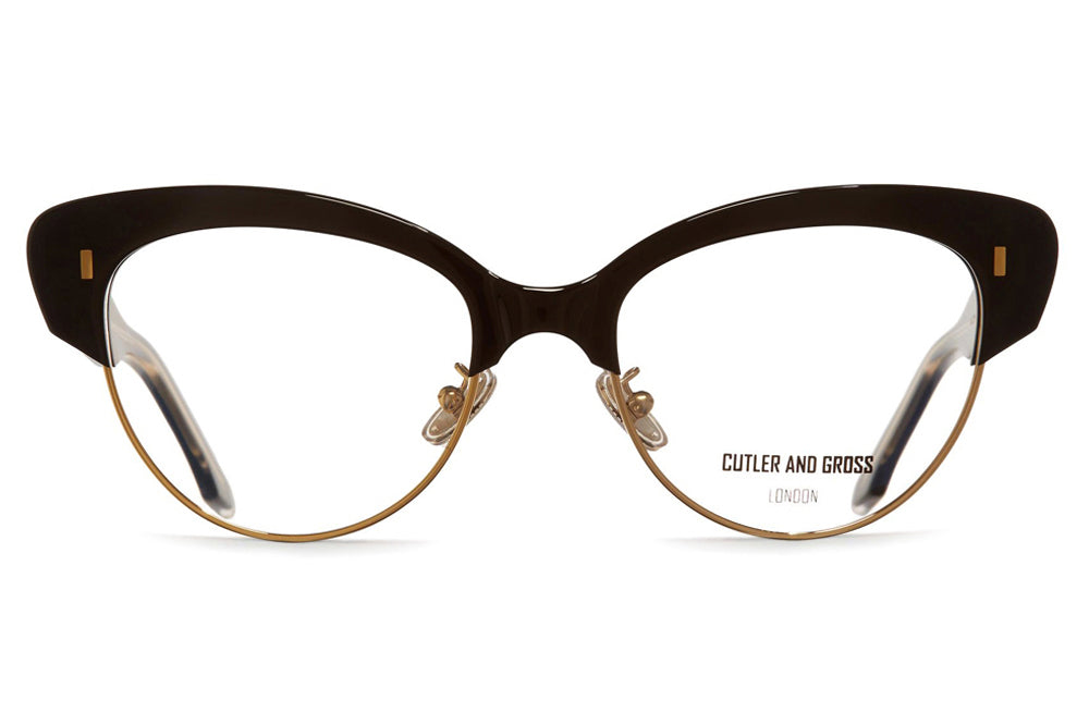 Cutler & Gross - 1351 Eyeglasses Black Taxi & Gold