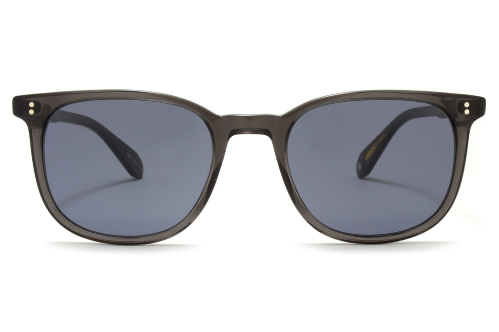 Garrett Leight - Bentley Sunglasses Bio Charcoal with Bio Navy Lenses