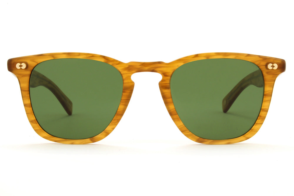 Garrett Leight - Brooks X Sunglasses Butterscotch with Pure Green Lenses