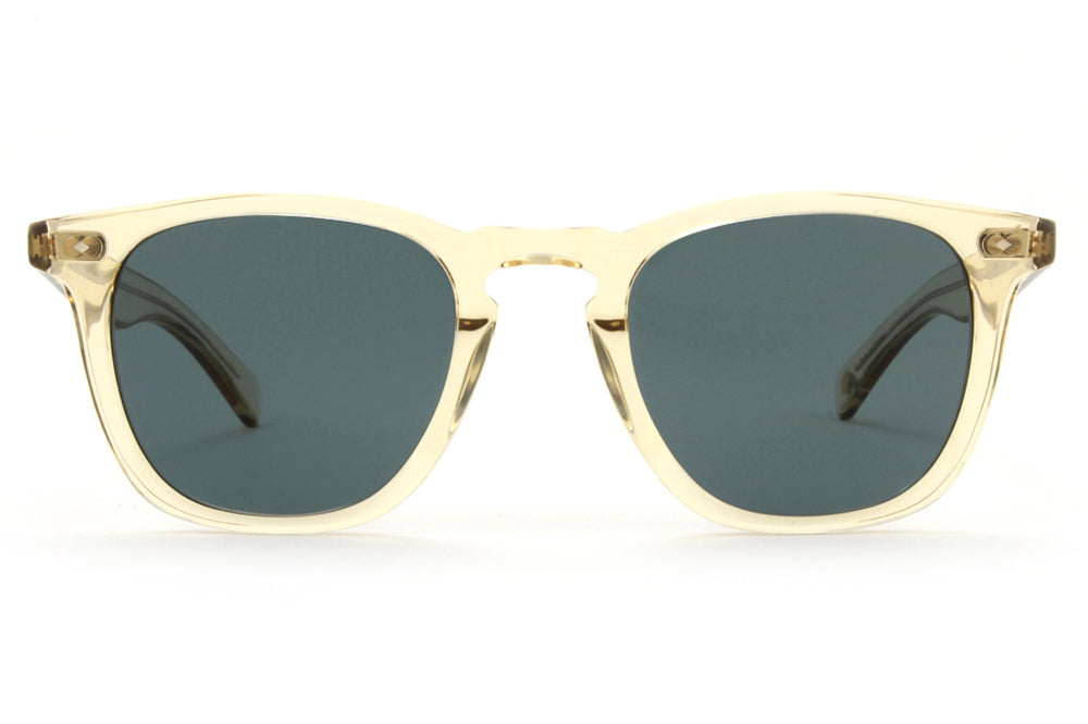 Garrett Leight - Brooks X Sunglasses Champagne with Blue Smoke Lenses