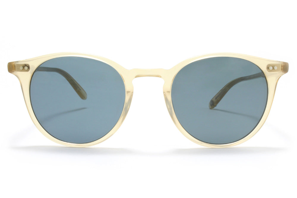 Garrett Leight® - Clune Sunglasses Blonde with Semi-Flat Blue Smoke Lenses