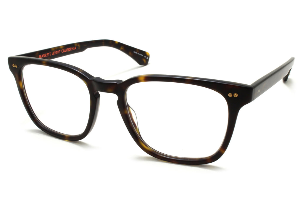 Garrett Leight - Earvin Eyeglasses Bio Matte Cookie Tortoise