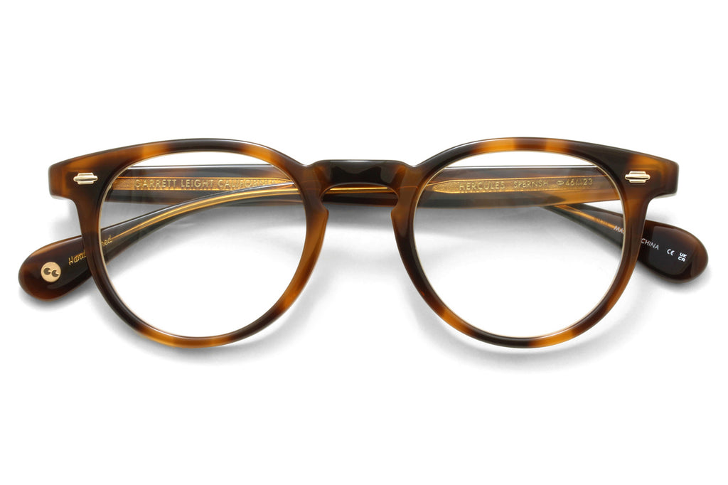 Garrett Leight - Hercules Eyeglasses Spotted Brown Shell