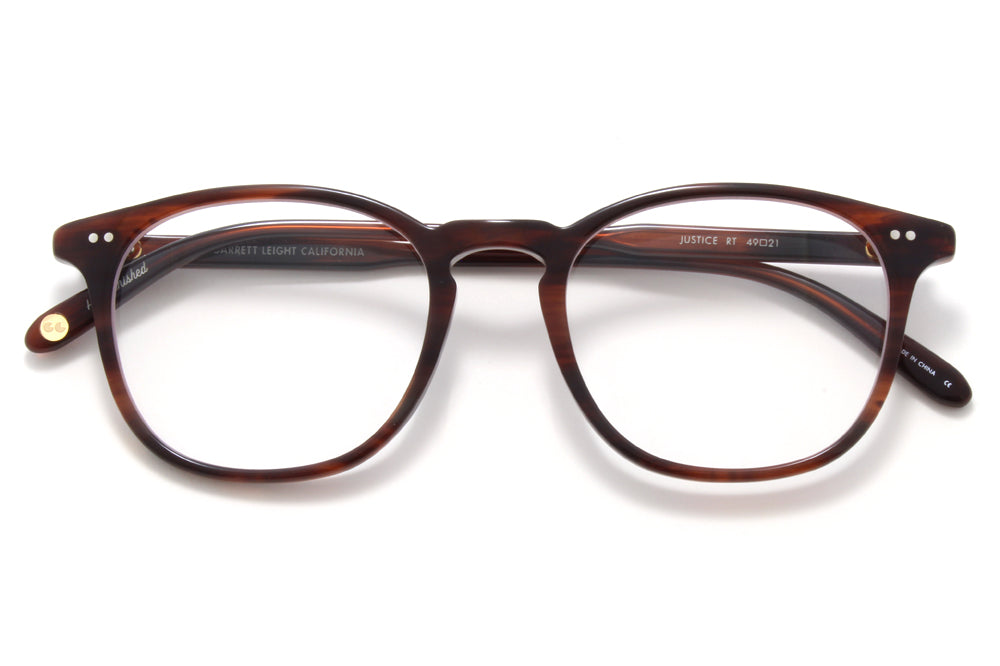 Garrett Leight - Justice Eyeglasses Red Tortoise