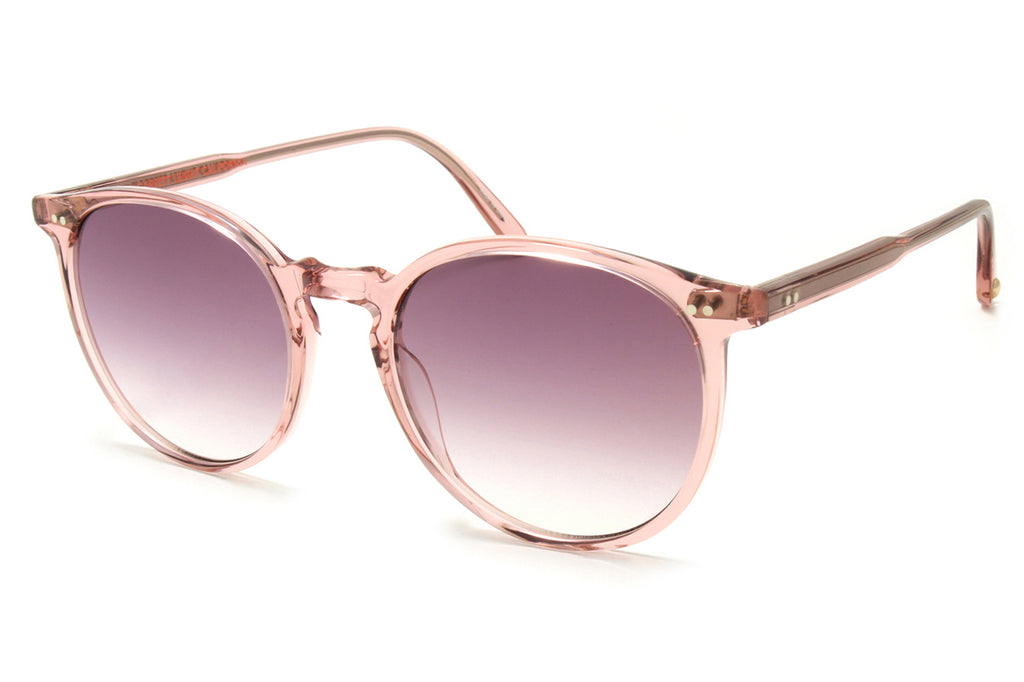 Garrett Leight - Morningside Sunglasses Bio Rose with Bio Semi-Flat Purple Haze Lenses