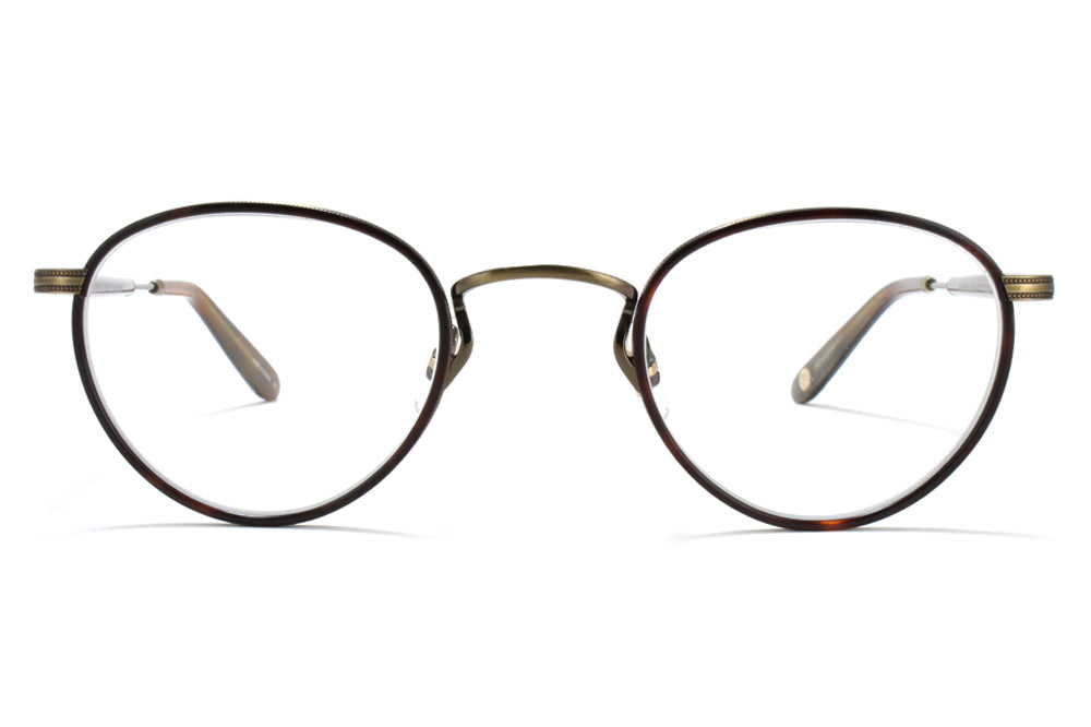 Garrett Leight - Walgrove Eyeglasses Red Tortoise-Brushed Gold-Whiskey Tortoise