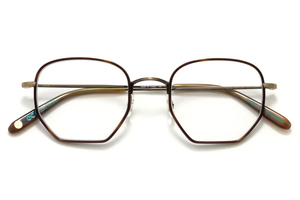 Garrett Leight - Woodlawn Eyeglasses Marigold Tortoise-Brushed Gold-Blonde Tortoise