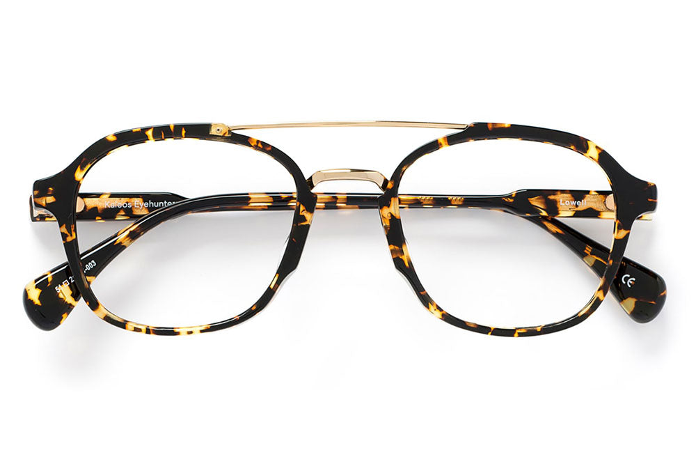 Kaleos Eyehunters - Lowell Eyeglasses Tokyo Tortoise/Gold