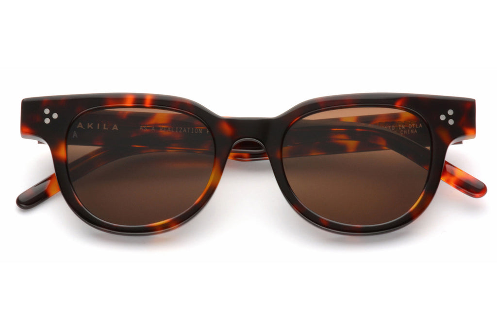 AKILA® Eyewear - Legacy Sunglasses Tortoise w/ Dark Brown Lenses