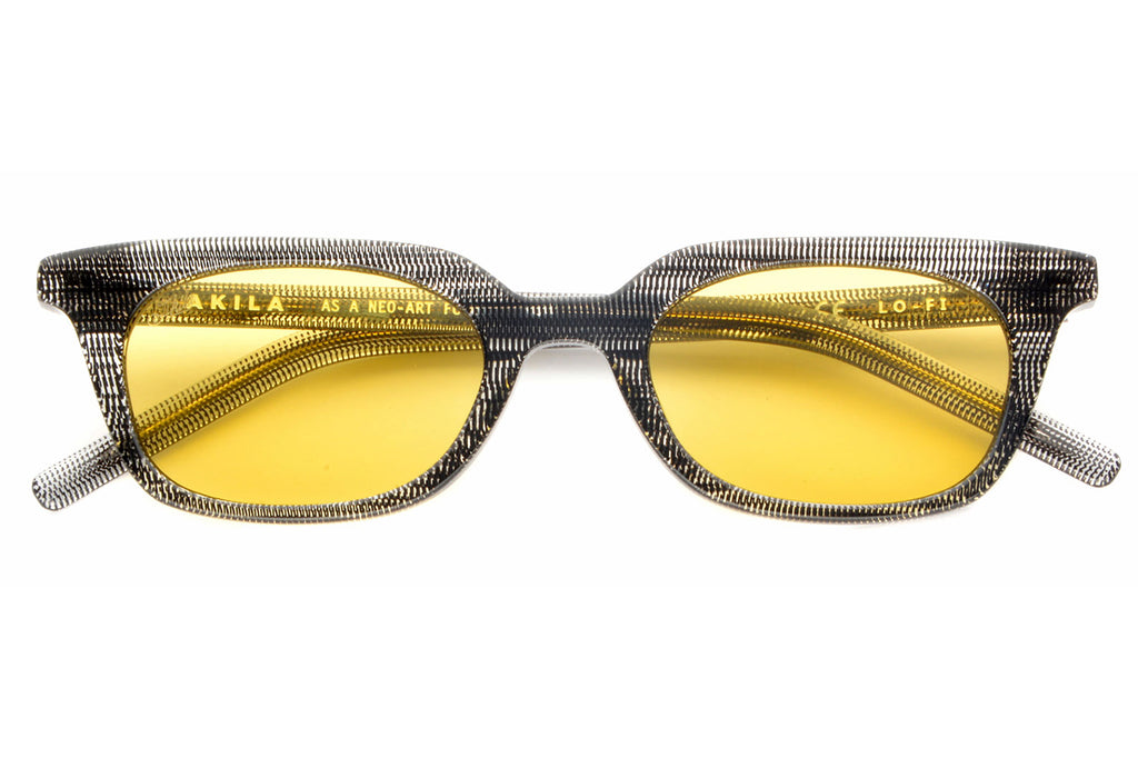 AKILA® Eyewear - Lo-Fi Sunglasses Moire w/ Yellow Lenses