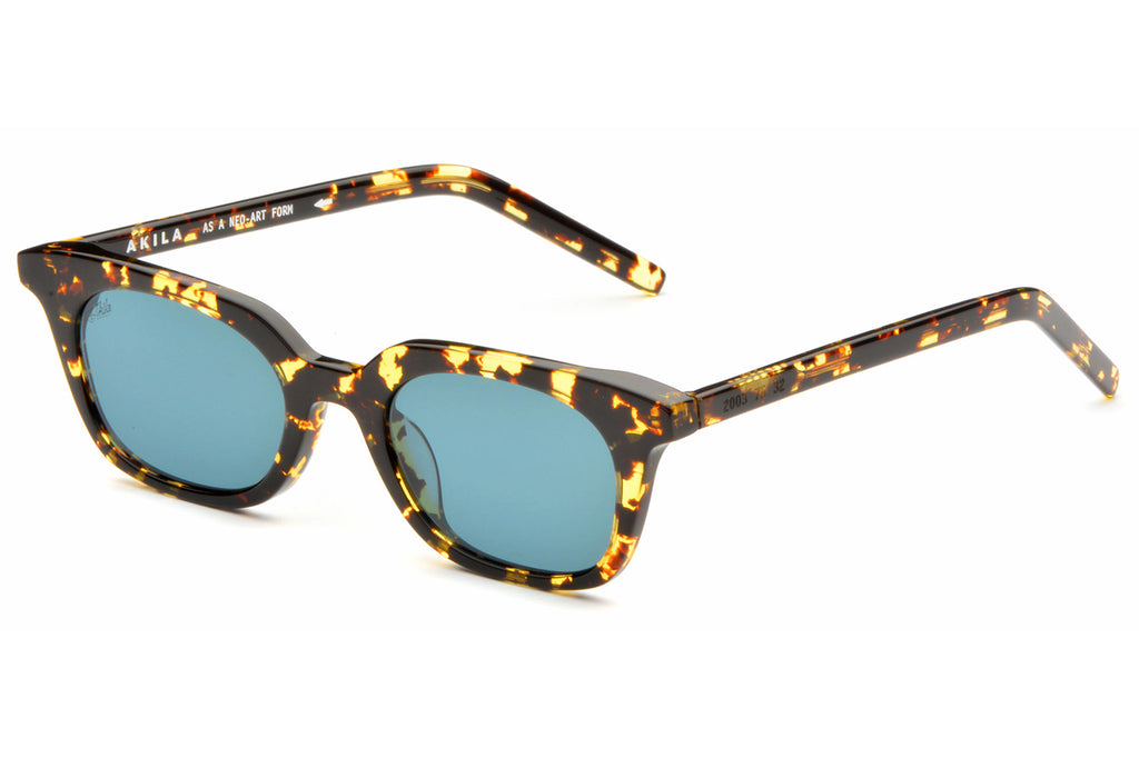 AKILA® Eyewear - Lo-Fi Sunglasses Tokyo Tortoise w/ Viridian Lenses