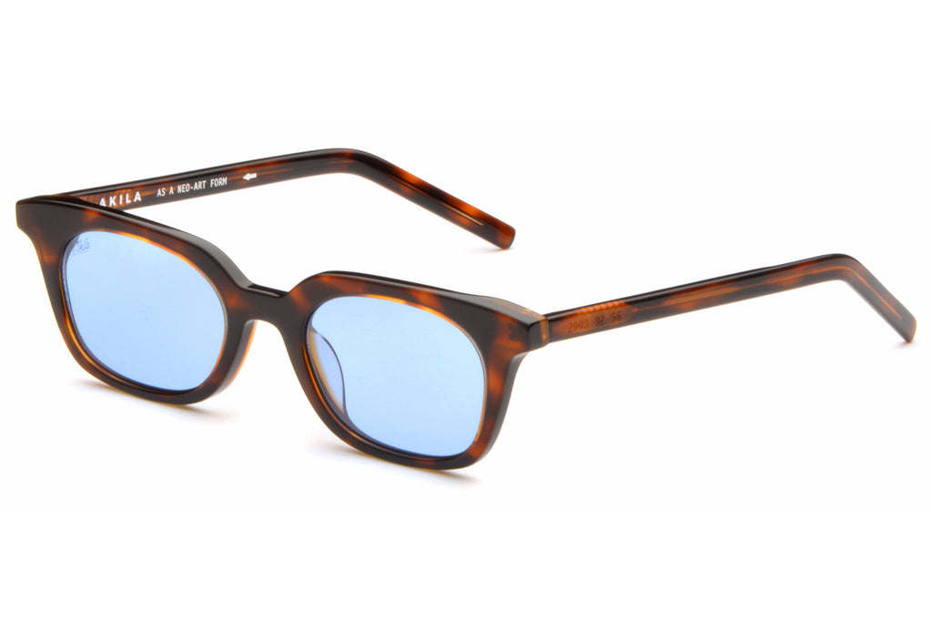 AKILA® Eyewear - Lo-Fi Sunglasses Tortoise w/ Light Blue Lenses
