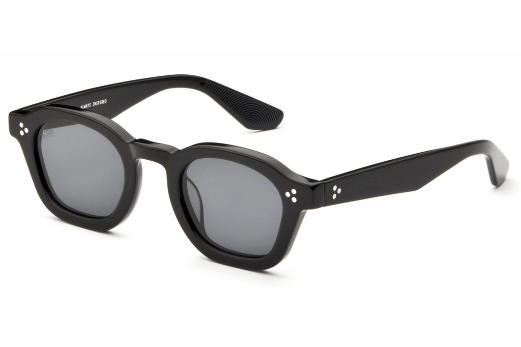 AKILA® Eyewear - Logos Sunglasses Black w/ Black Lenses